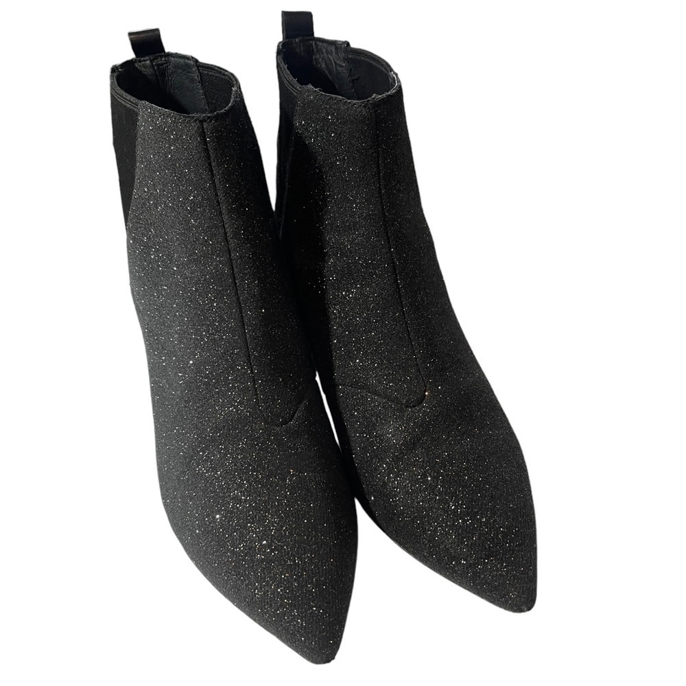 Ash Glitter Ankle Booties - Black, Size 8, Perfect For Festive Seasons
